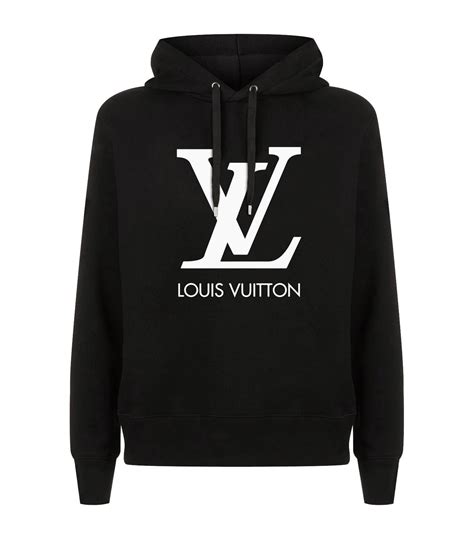 black and white louis vuitton hoodie